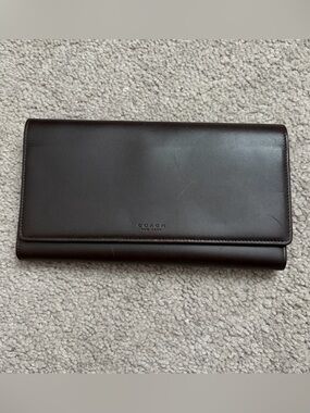 Vintage coach leather slim wallet